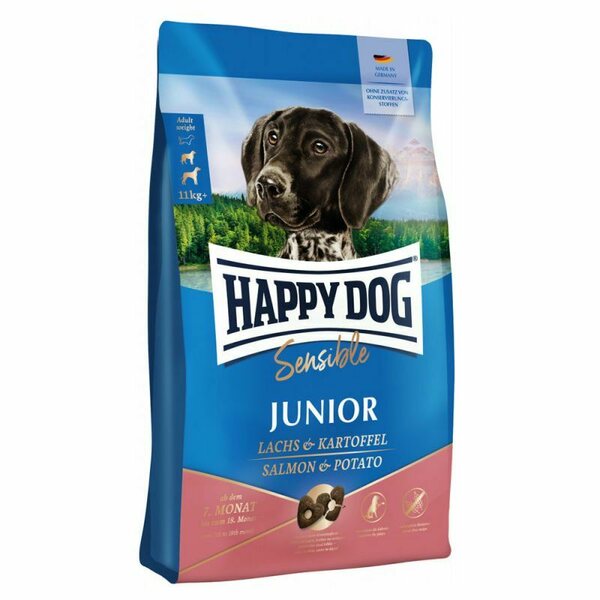 Happy Dog Hd Sensible Junior Lachs & Kartoffel 4kg